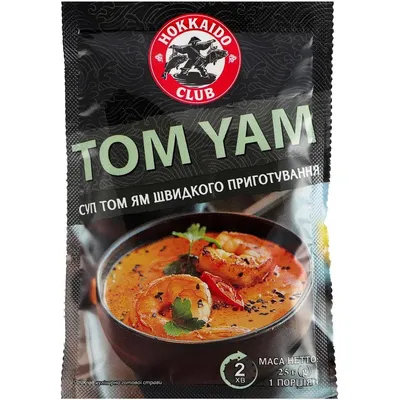 Суп шв.приготування Hokkaido Tom Yam 25гр  арт. 11058