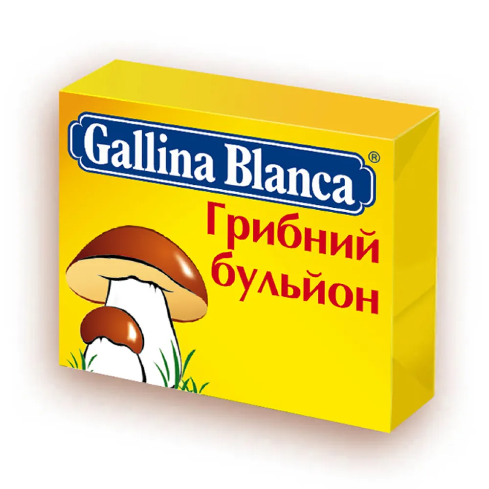 Кубик курячий Gallina Blanca Гриби 10гр  арт. 08302 