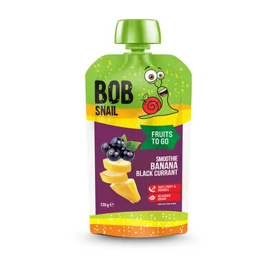 Смузі Bob Snail Бан-смород. 120гр  арт. 05632