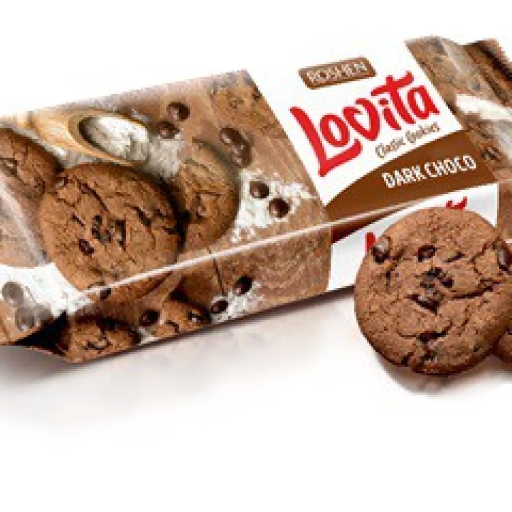 Печиво Roshen Lovita Cl.Cookies з какао та кус.глаз. 150гр  арт. 06439 
