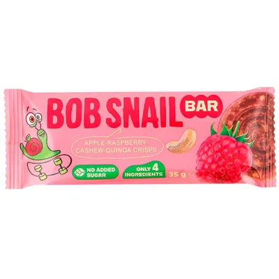 Батончик Bob Snail ябл-мал-кеш-кріспи кіноа 35гр  арт. 10279