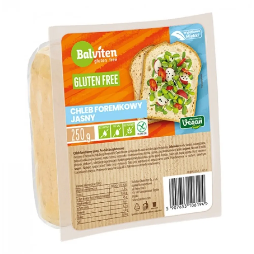 Хліб Balviten білий 250гр  арт. 08995 