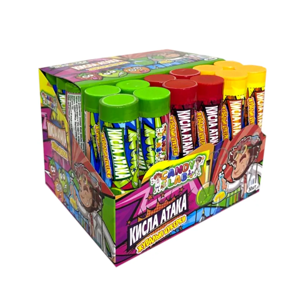 Цукерка Candy Lab Кисла Атака 10гр  арт. 08313 