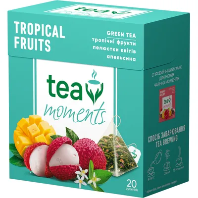 Чай Tea moments Тропічні фрукти 20пір  арт. 04327