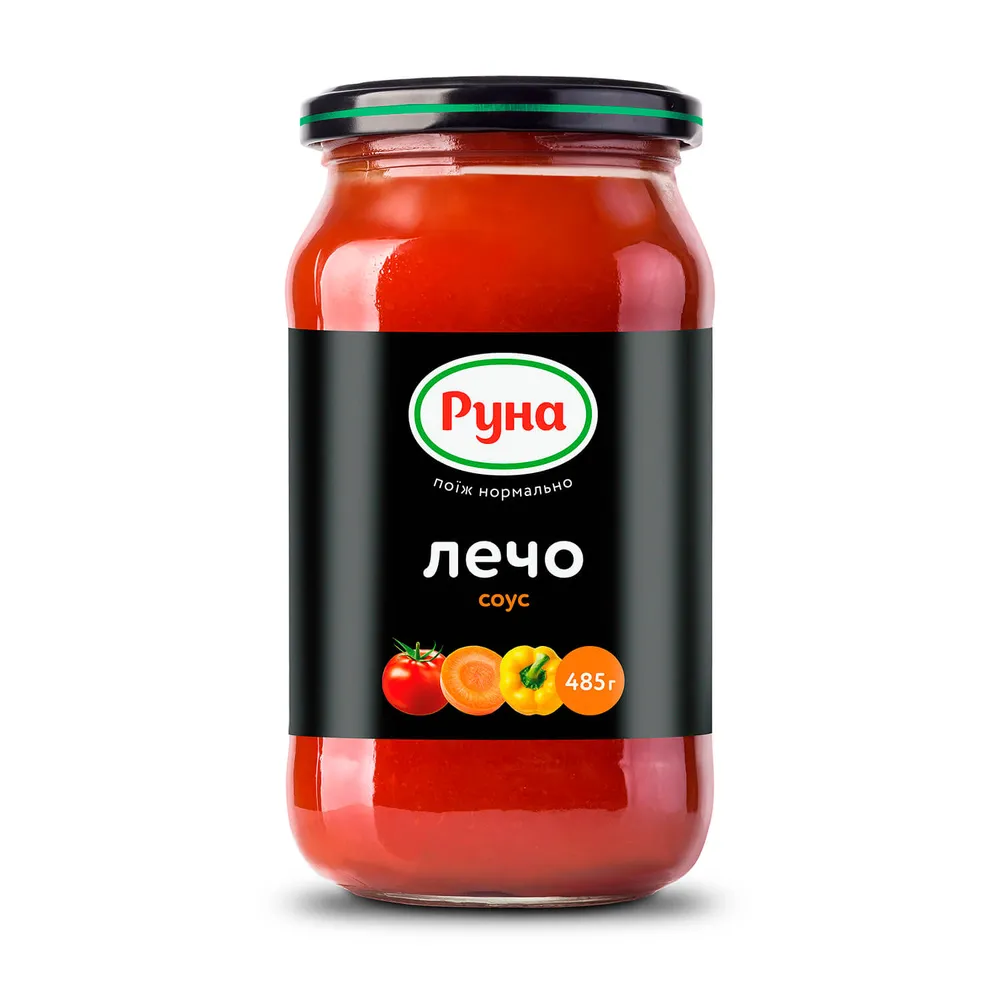 Соус Руна Лечо 480гр  арт. 01004 