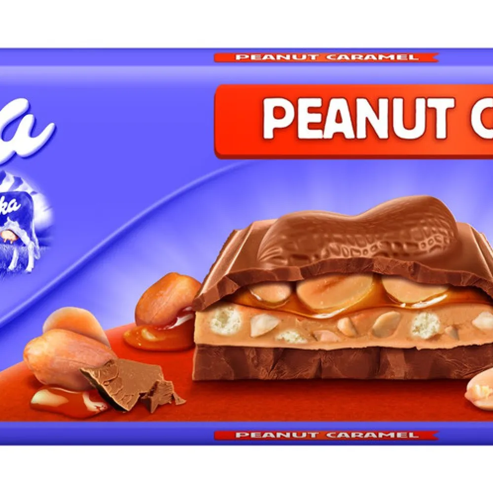 Шоколад Milka Peanut Caramel 300гр  арт. 08596 