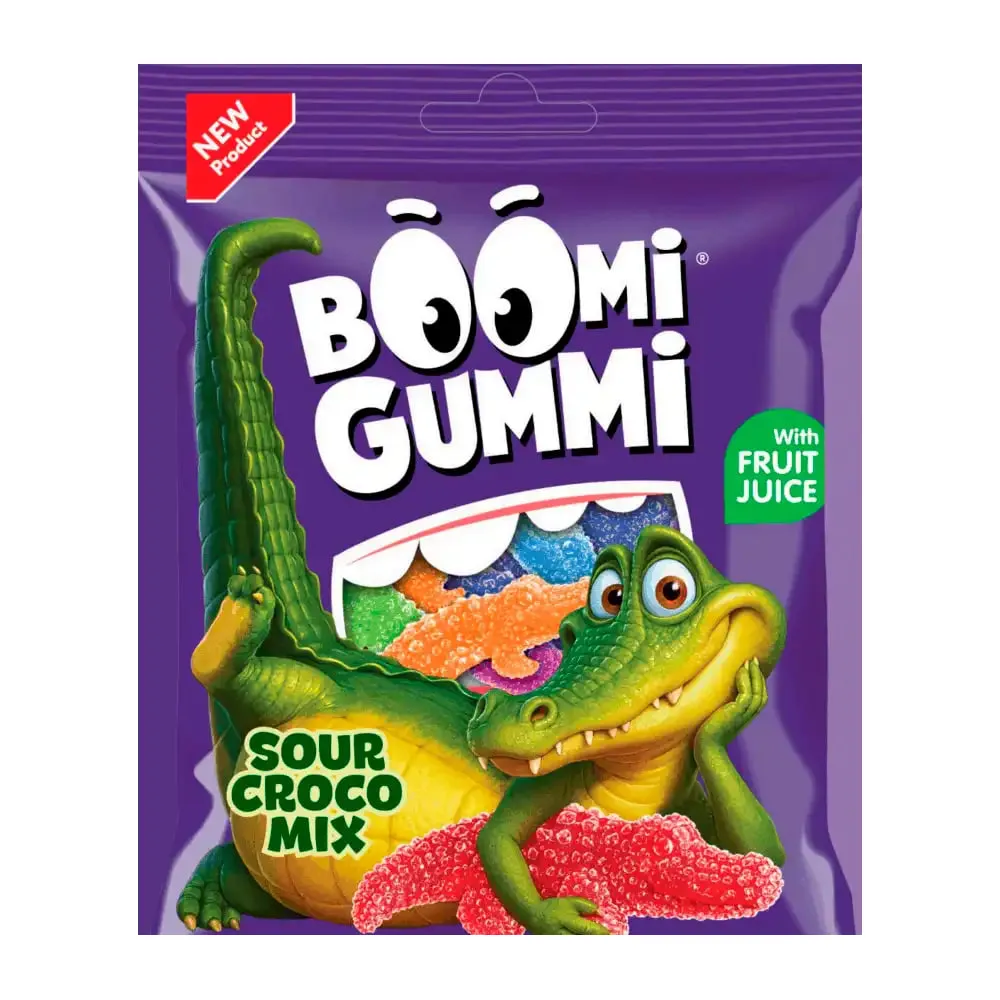 Желейна цукерка Boomi Gummi Croco Mix 70гр  арт. 11098 