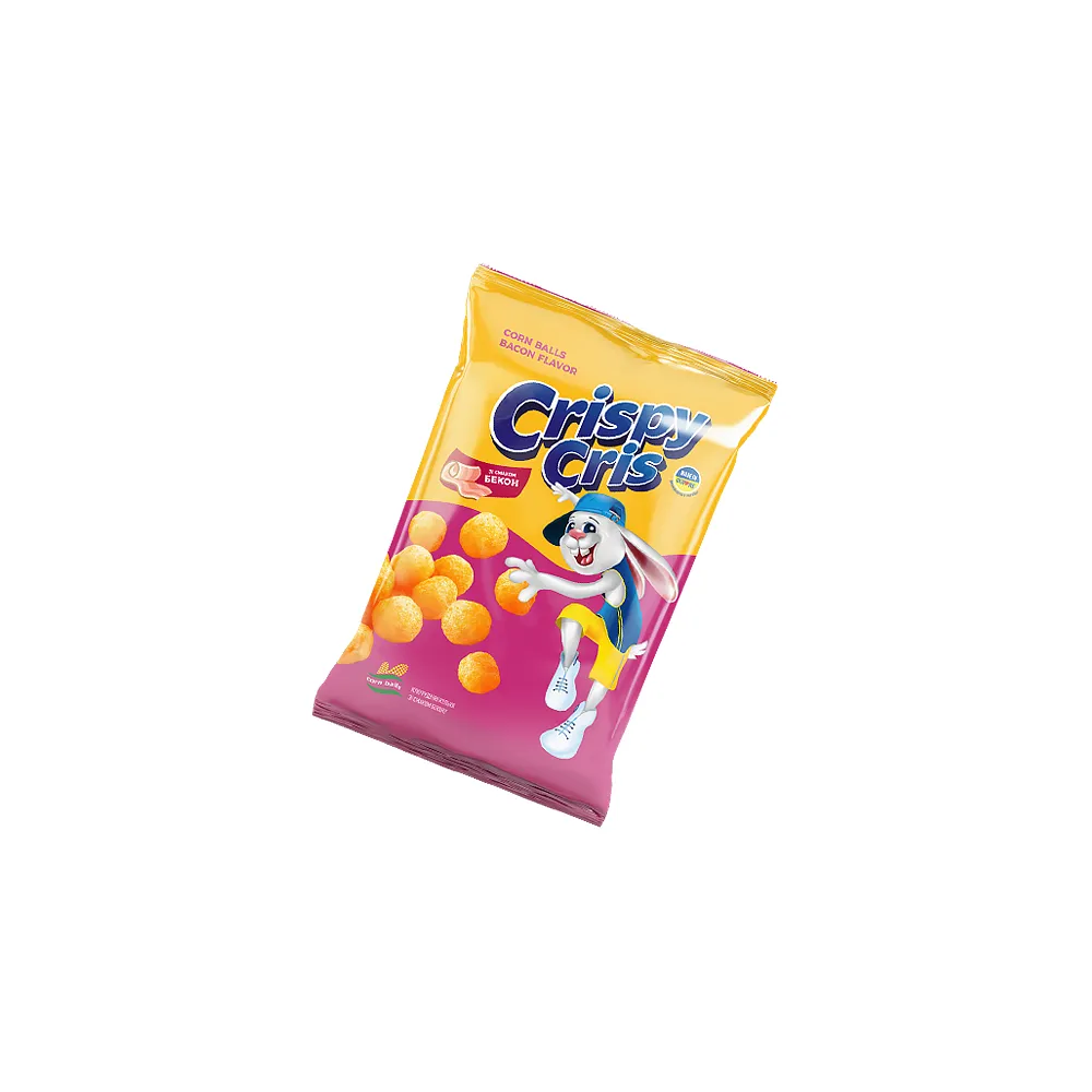 Кукурудзяні кульки Crispy Cris Бекон 55гр  арт. 01903 