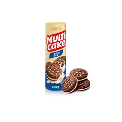 Печиво Roshen Multicake з мол.-крем 180гр  арт. 06442