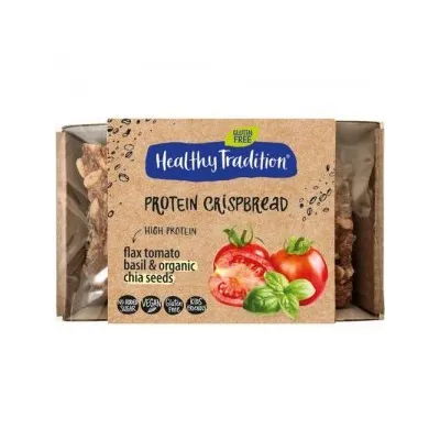Хлібці Healthy Tradition Томат-базилік 60гр  арт. 11037