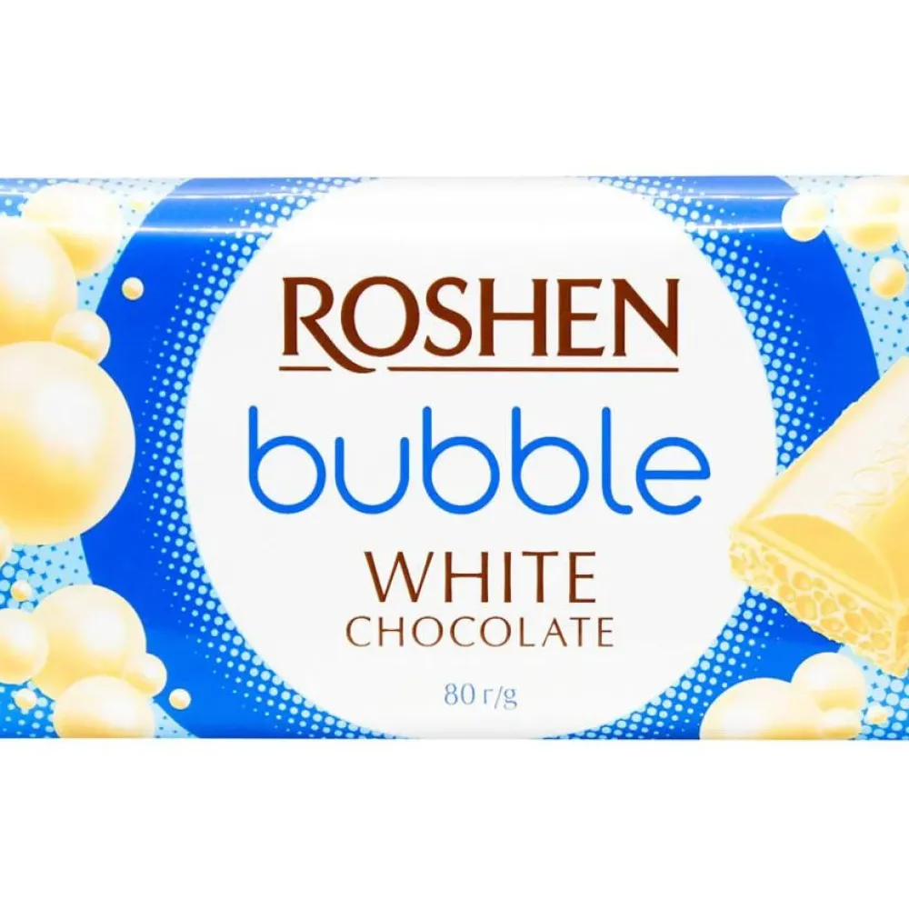 Шоколад Roshen Nut пористий біл. 80гр  арт. 07580 