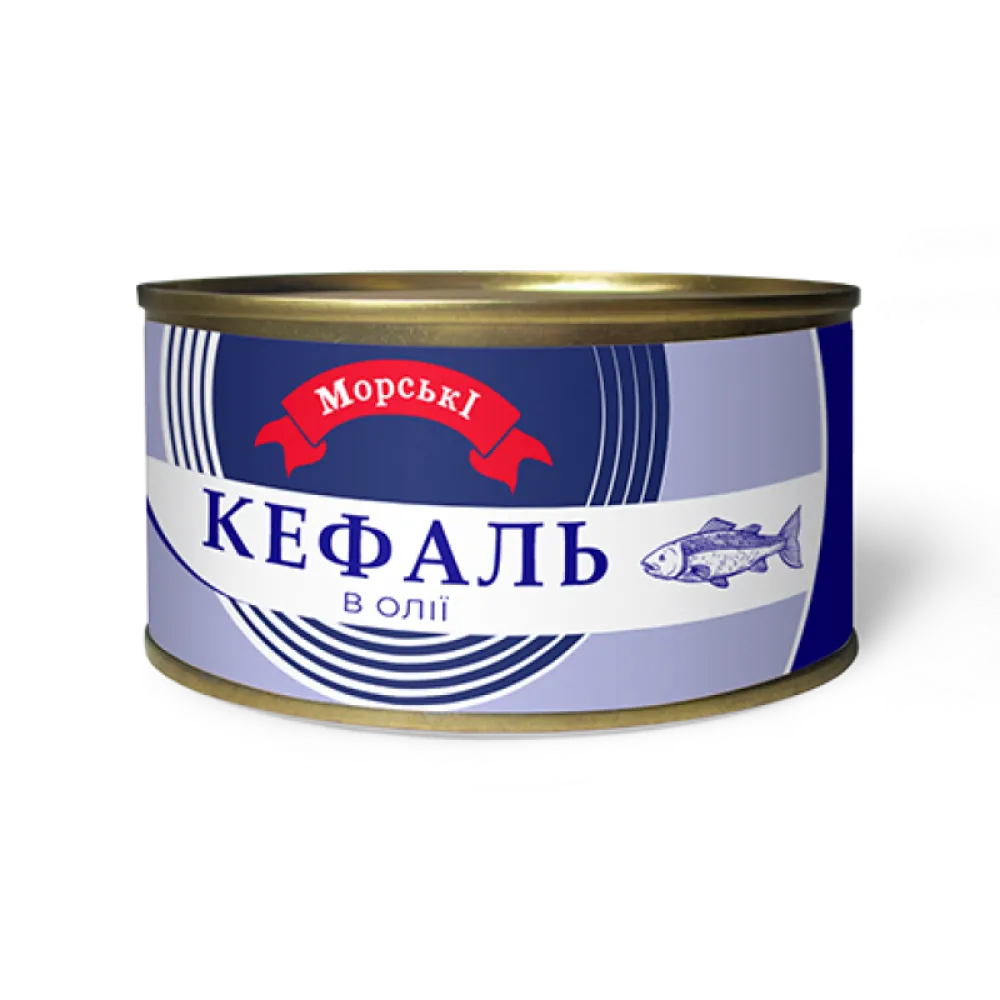 Кефаль Морські В олії 230гр  арт. 06757 