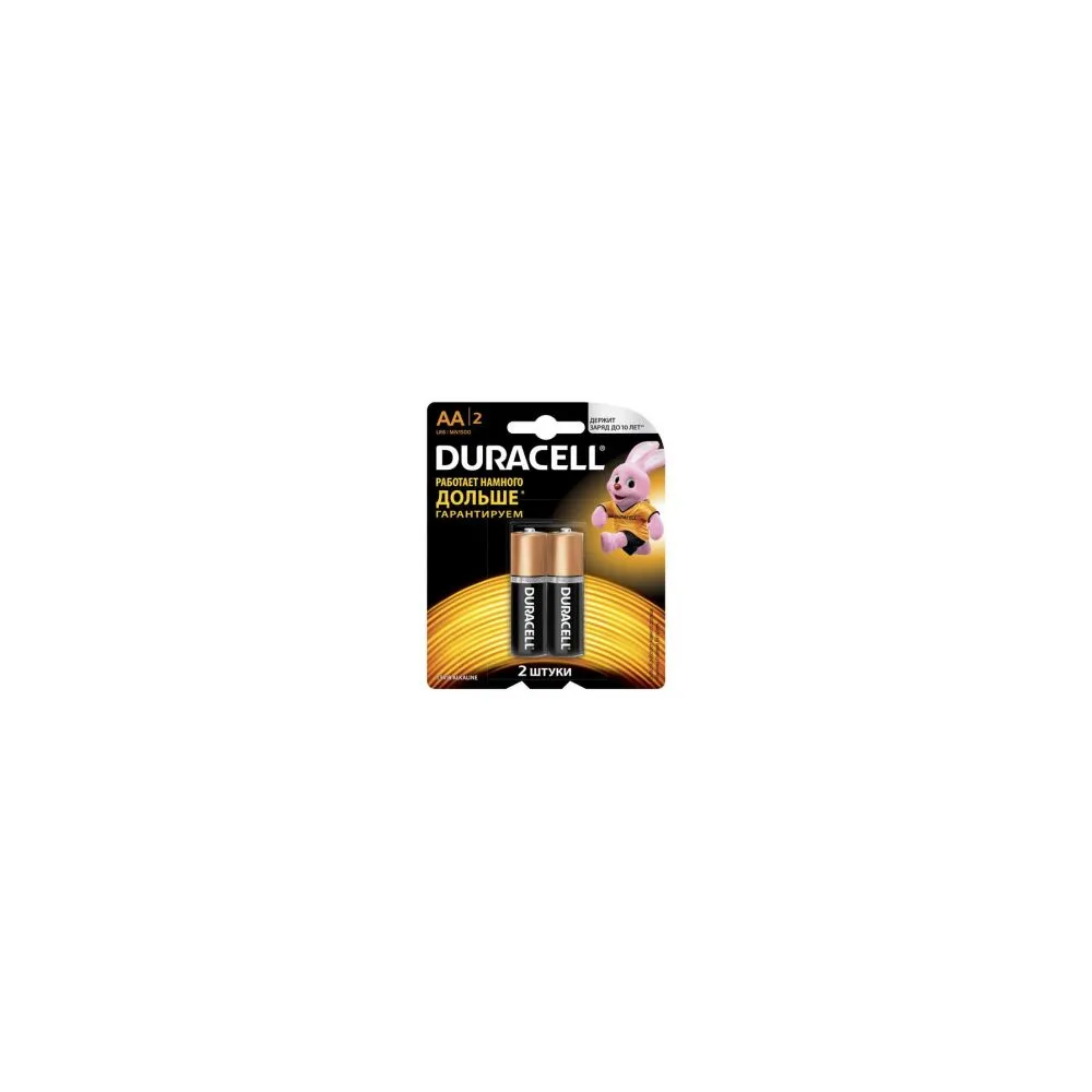 Батарейка Duracell АА LR6 2шт  арт. 05240 