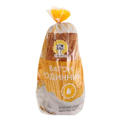 Батон Рома Родинний наріз. 350гр  арт. 03573