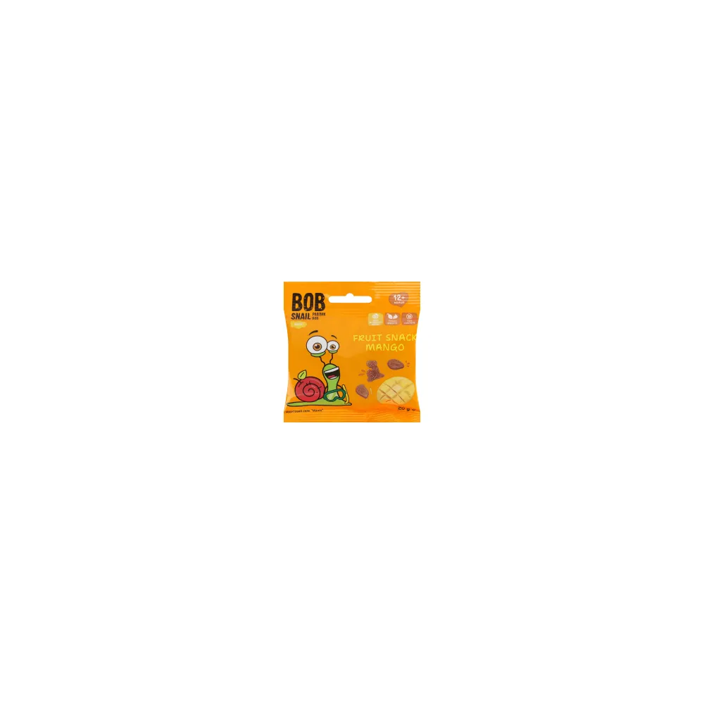 Фруктовий снек Bob Snail Манго 20гр  арт. 02969 