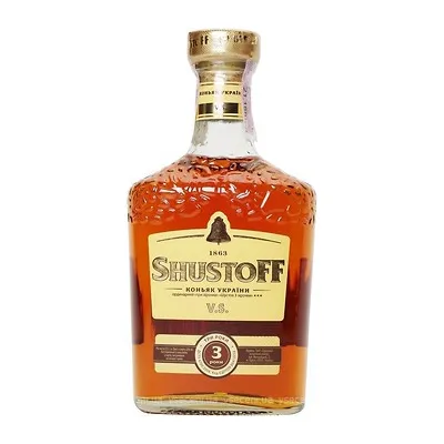 Напій спирт Shustoff 3* 0.5л  арт. 06013