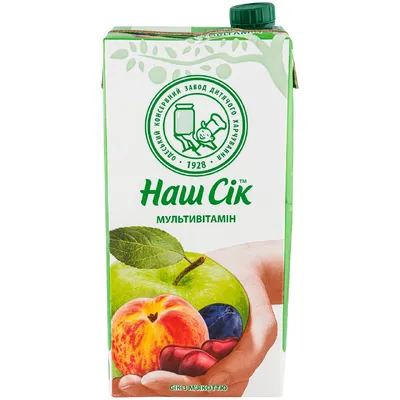 Сік Наш Сік Мультівітамінний з мякоттю 1.93 л  арт. 02104