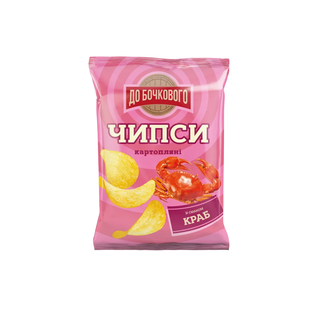 Чипси До Бочкового Краб 100гр  арт. 07124 