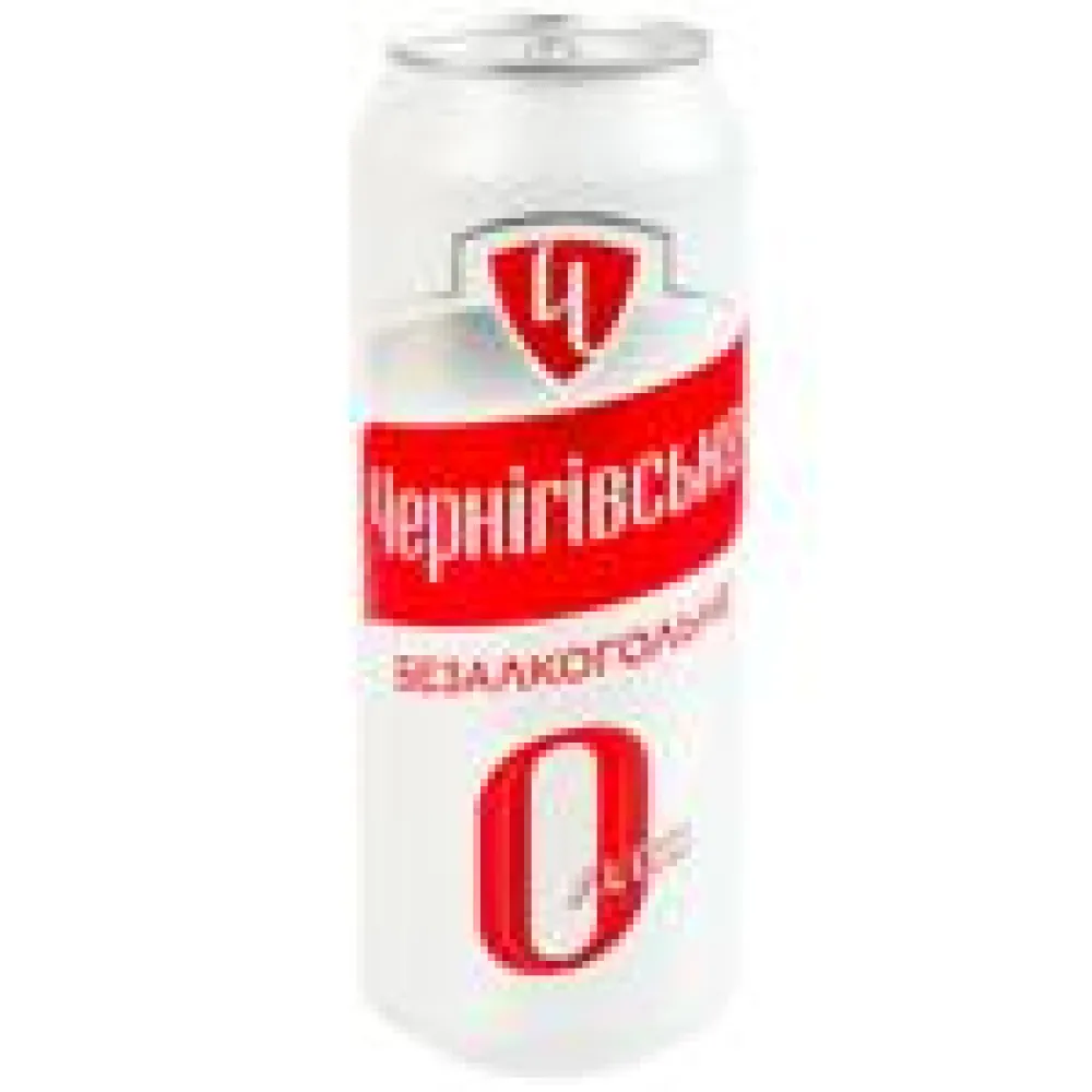 Пиво Чернігівське Безалк. з/б 0,5л  арт. 10608 
