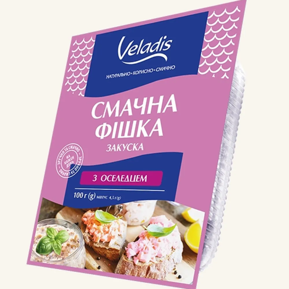 Закуска рибна Veladis з оселедцем 100гр  арт. 06691 