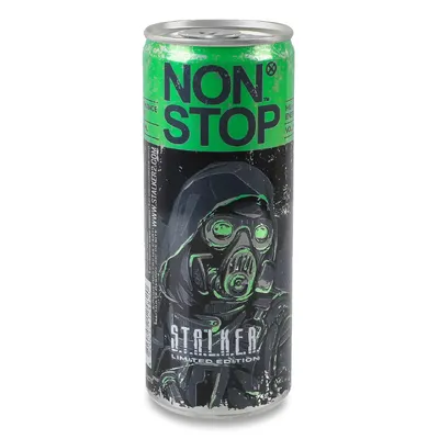 Енергетичний напій Non Stop Stalker Red 0,5л  арт. 10975