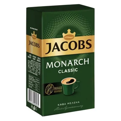 Кава мел. Jacobs Monarch Classic 230гр  арт. 08206
