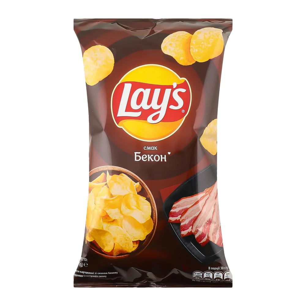 Чипси Lay's бекон 60гр  арт. 04755 