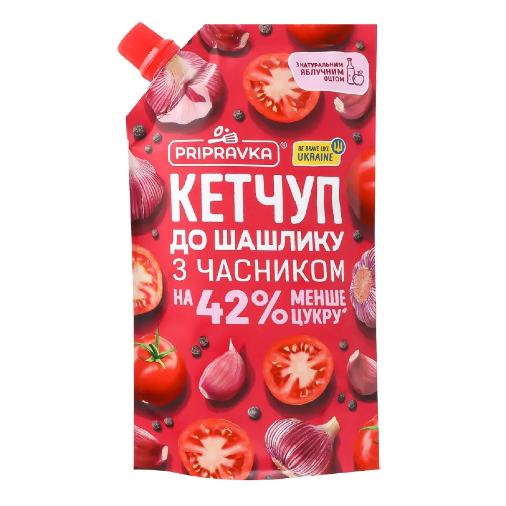 Кетчуп Pripravka до шашлику з часн. 250гр  арт. 05391 
