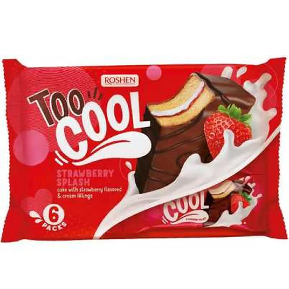 Тістечко Roshen Tool Cool полуниця 270гр  арт. 07639 