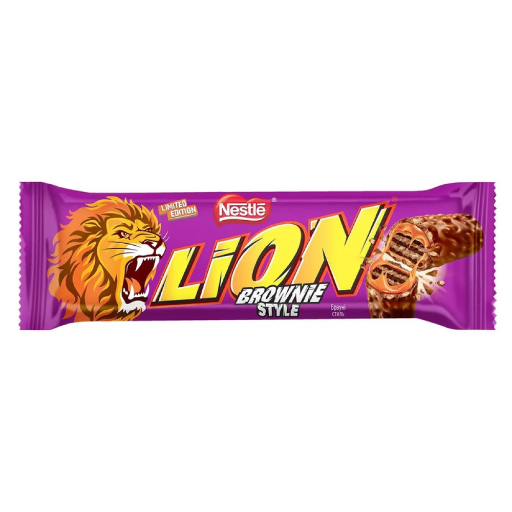 Батончик Nestle Lion Brownie 40гр  арт. 08408 