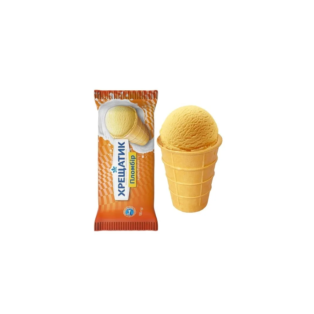 Морозиво Хрещатик Зол.Станд 12% кр-бр ст 100гр  арт. 02490 