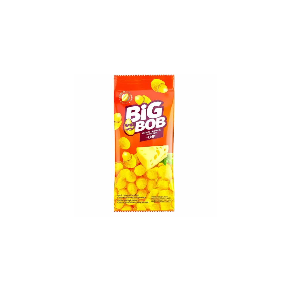 Арахіс Big Bob Кранч Сир 55гр  арт. 07019 