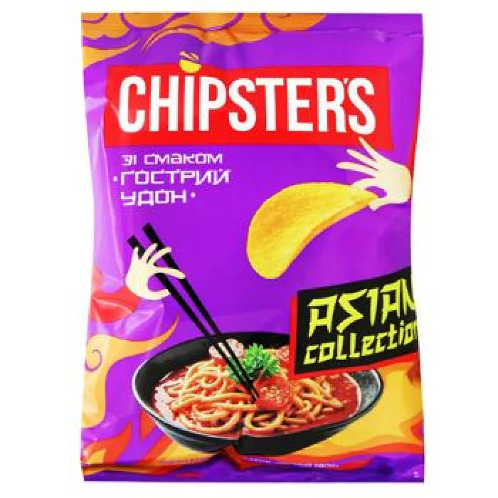 Чипси Chipster's Гострий удон 100гр  арт. 09265 