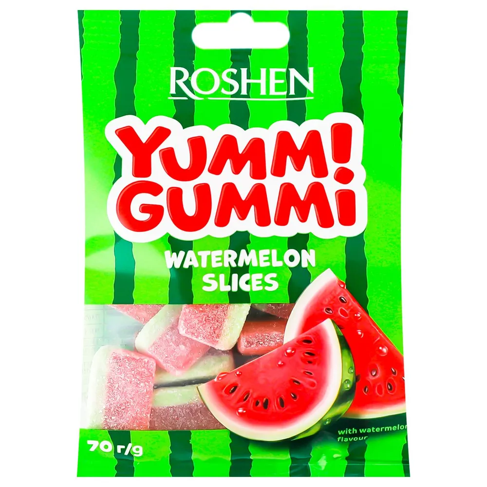 Желейна цукерка Yummi Gummi Кавун 70гр  арт. 05449 