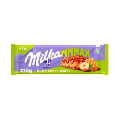 Шоколад Milka Nutty Choco Wafer 270гр  арт. 09444