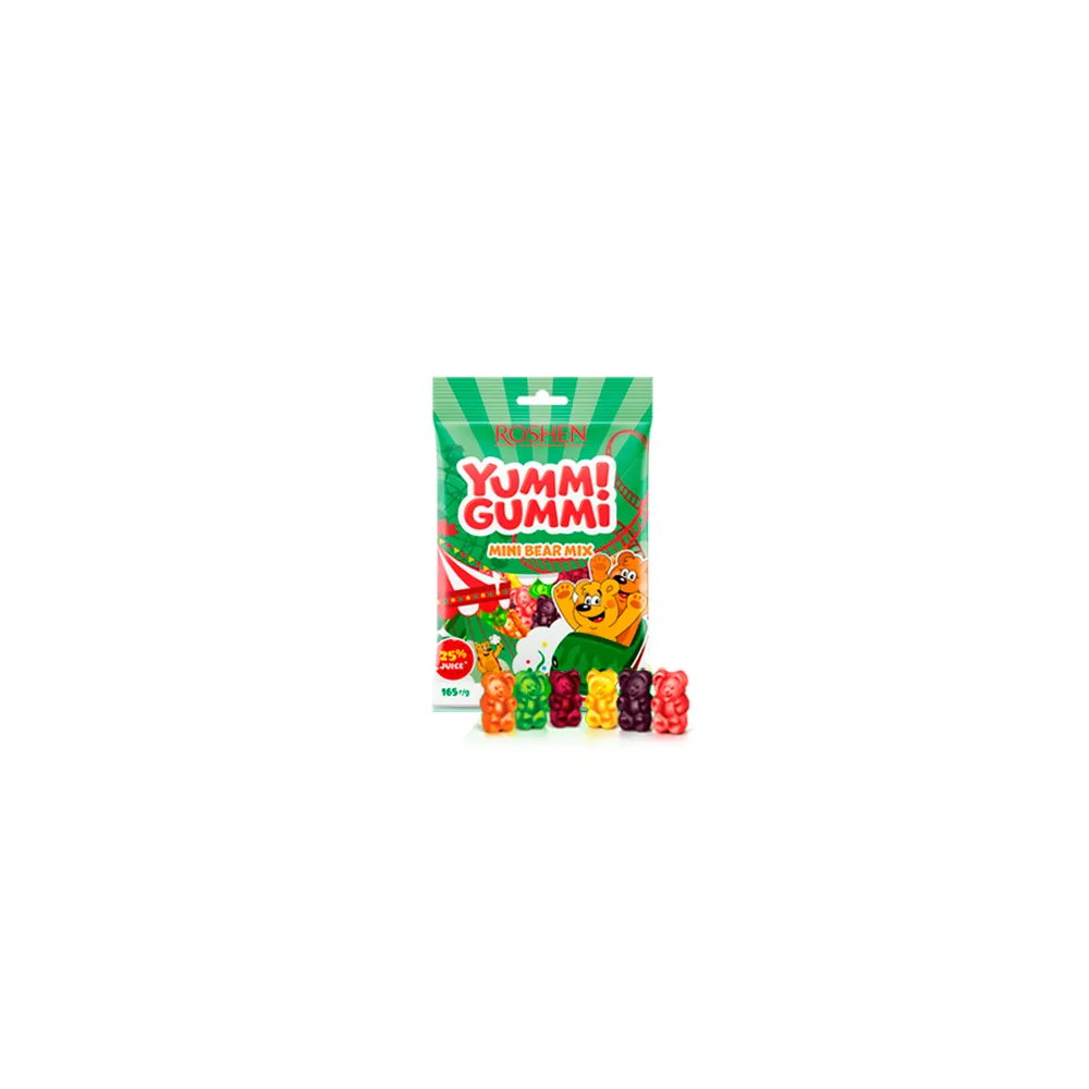 Желейна цукерка Yummi Gummi Mini Bear Mix 165гр  арт. 08993 