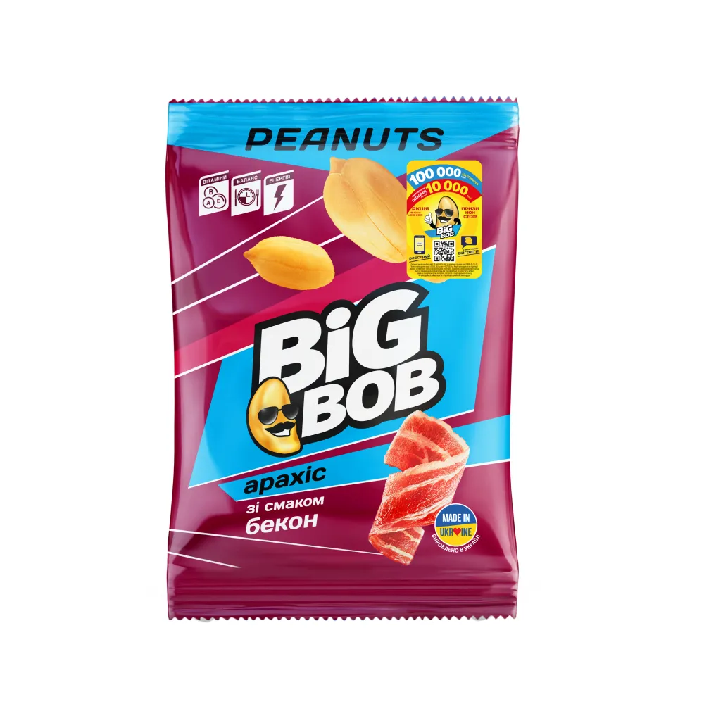 Арахіс Big Bob Бекон 120гр  арт. 00587 