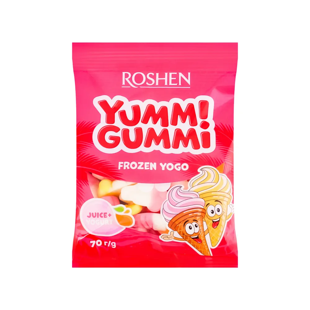 Желейна цукерка Yummi Gummi Морозиво 70гр  арт. 04464 