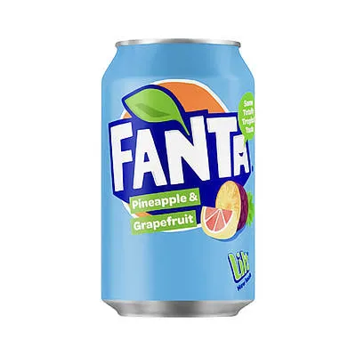 Напій газований Fanta pineapple&grapefruit 0.33л  арт. 06340