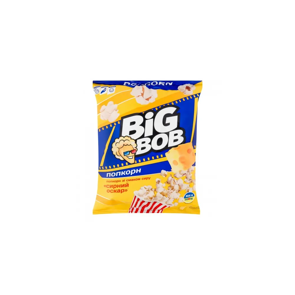 Попкорн Big Bob Сирний Оскар 80гр  арт. 08620 