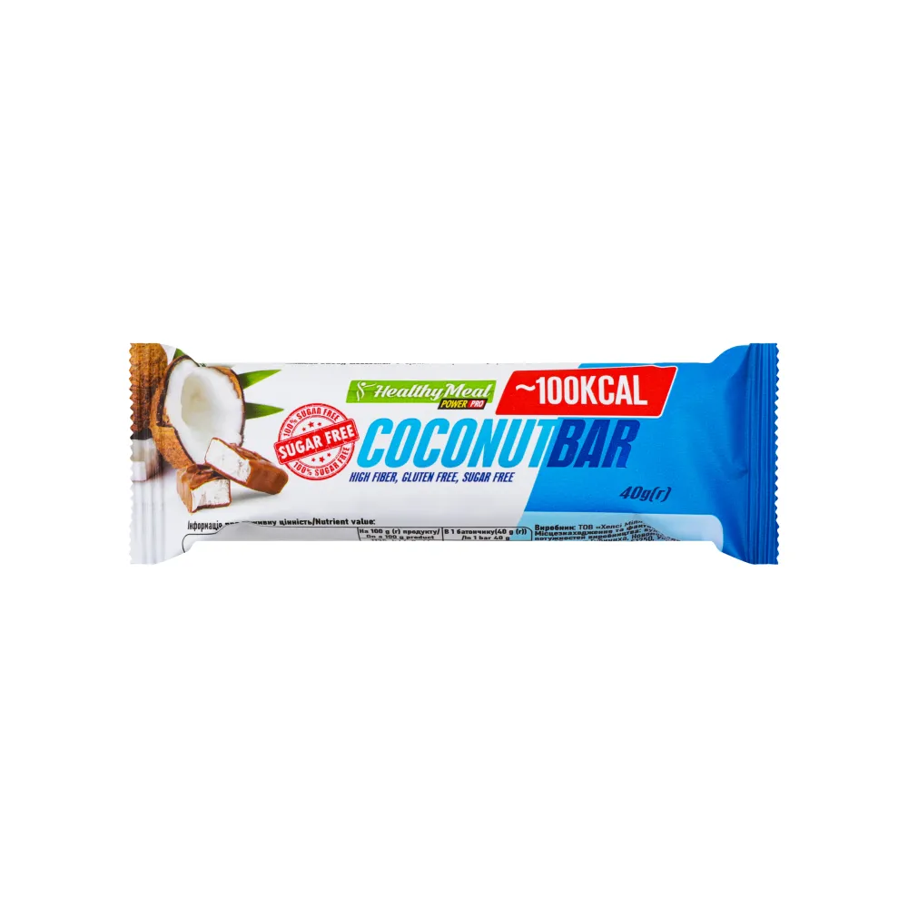 Батончик Healthy Meal Coconut 40гр  арт. 08875 