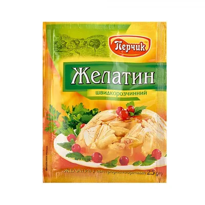 Приправа Желатин Перчик 25гр  арт. 02209