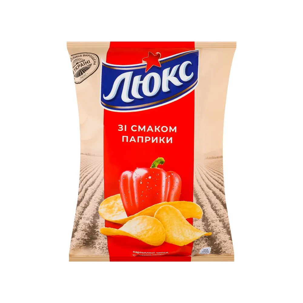 Чипси Люкс паприка 105гр  арт. 06596 