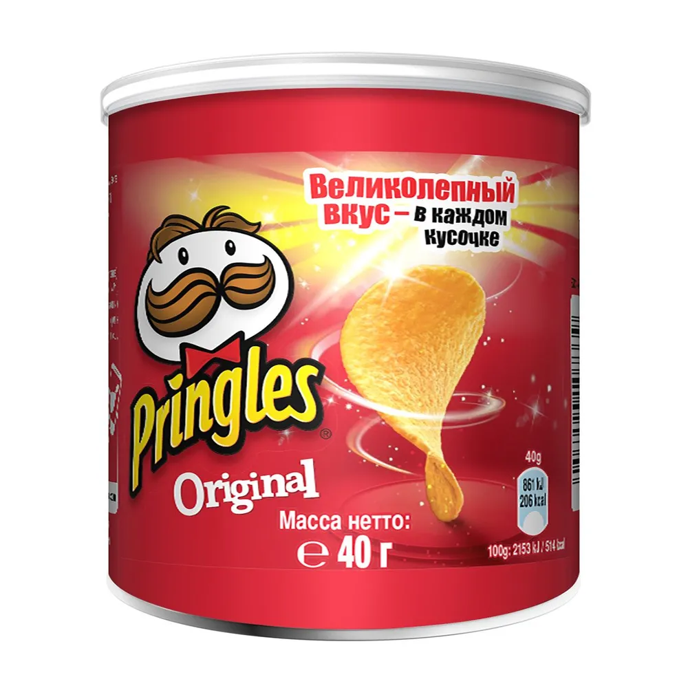 Чипси Pringles Original 40гр  арт. 00055 