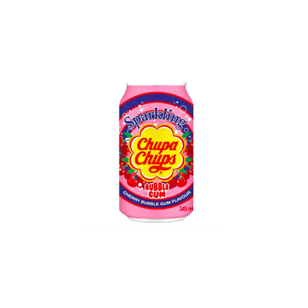 Напій газований Chupa Chups bubble gum 345мл  арт. 07670 