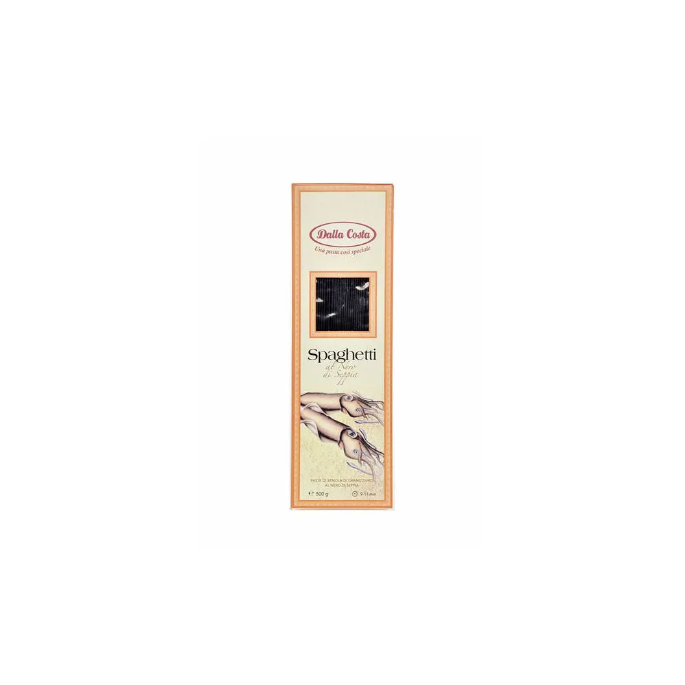 Макарони Dalla Costa Spaghetti з чорн.каракат. 500гр  арт. 00742 