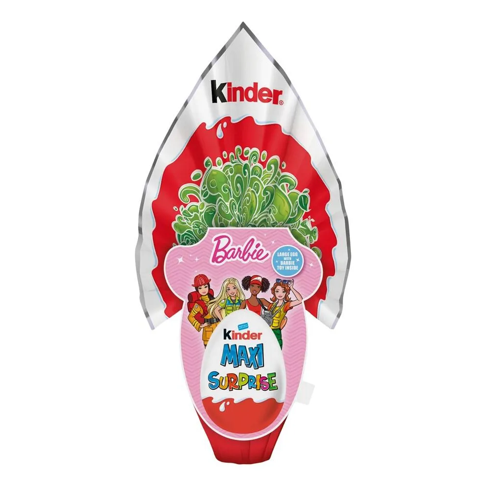 Яйце з сюрпризом Kinder Maxi Barbi 150гр  арт. 10518 