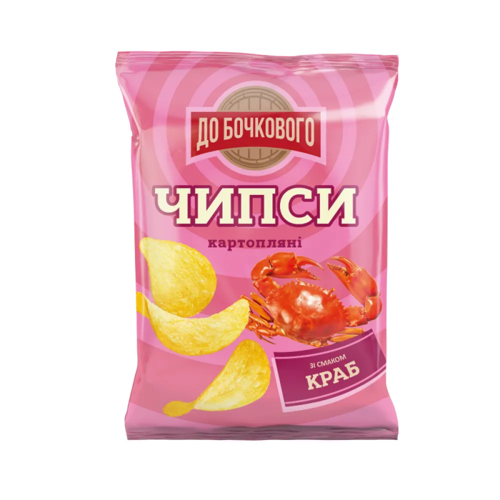 Чипси До Бочкового Краб 100гр  арт. 07124 