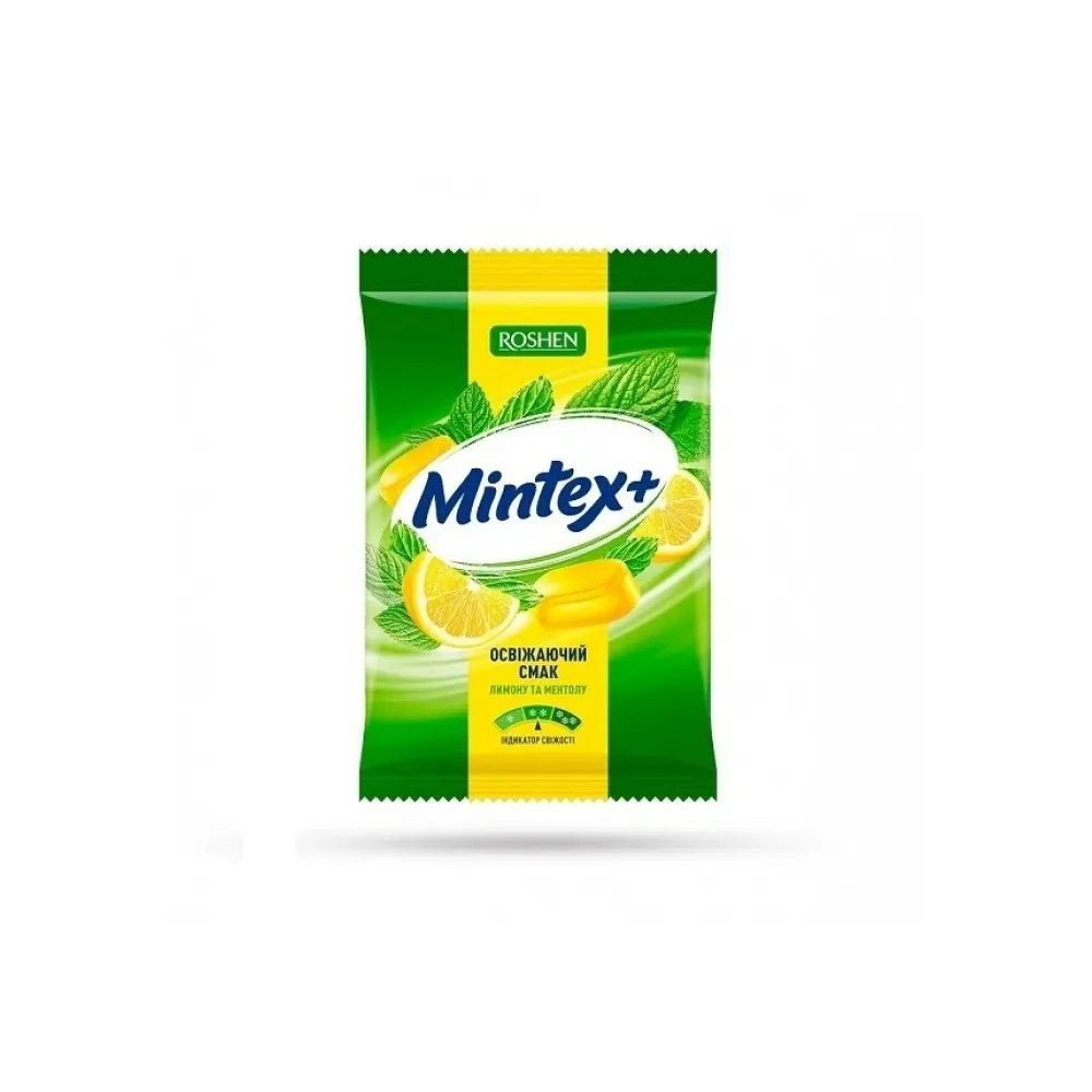 Карамель Roshen Мінтех+ лимон-ментол 140гр  арт. 07139 