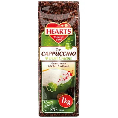 Кава Капучино Hearts Irish Cream 1кг  арт. 10505